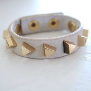 MASSI studded leather bracelet